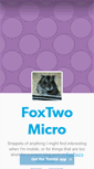 Mobile Screenshot of micro.foxtwo.org